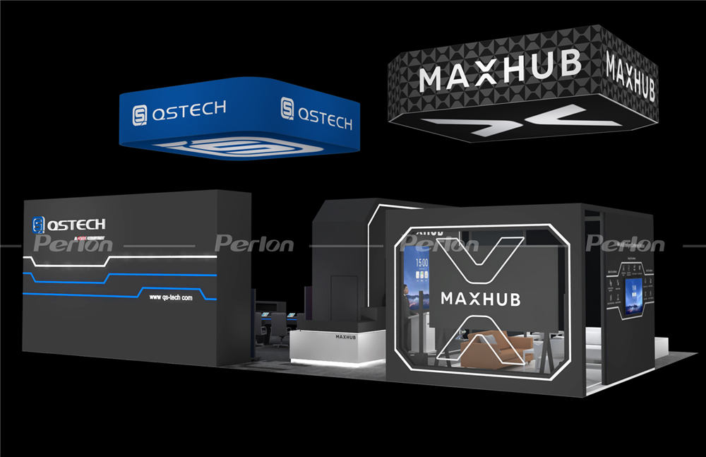 MAXHUB&青松-美國展臺設(shè)計搭建