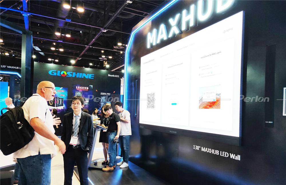 MAXHUB&青松-美國展臺設(shè)計搭建