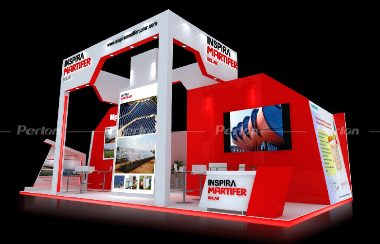 印度展會設計搭建效果圖