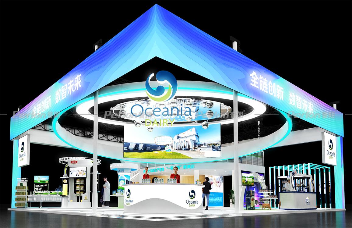伊利-進博會展臺設計搭建